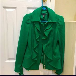 Green coat